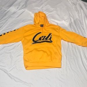 Yellow hoodie